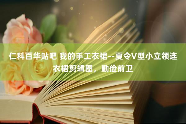 仁科百华贴吧 我的手工衣裙--夏令V型小立领连衣裙剪辑图，勤俭前卫