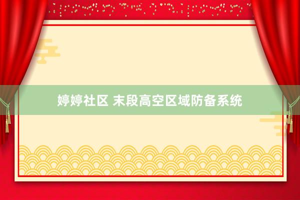 婷婷社区 末段高空区域防备系统